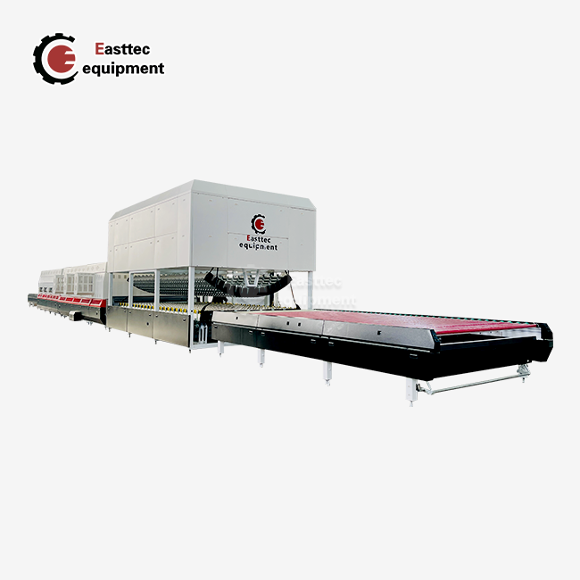 Top Convection Curved Glass Tempering Machine with Flexible Roller